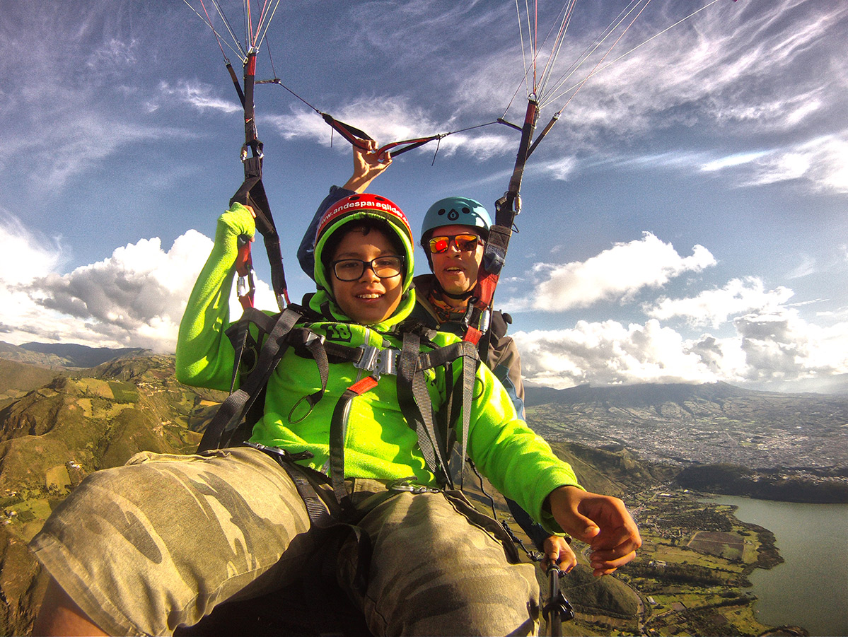 Parapente Yahuarcocha