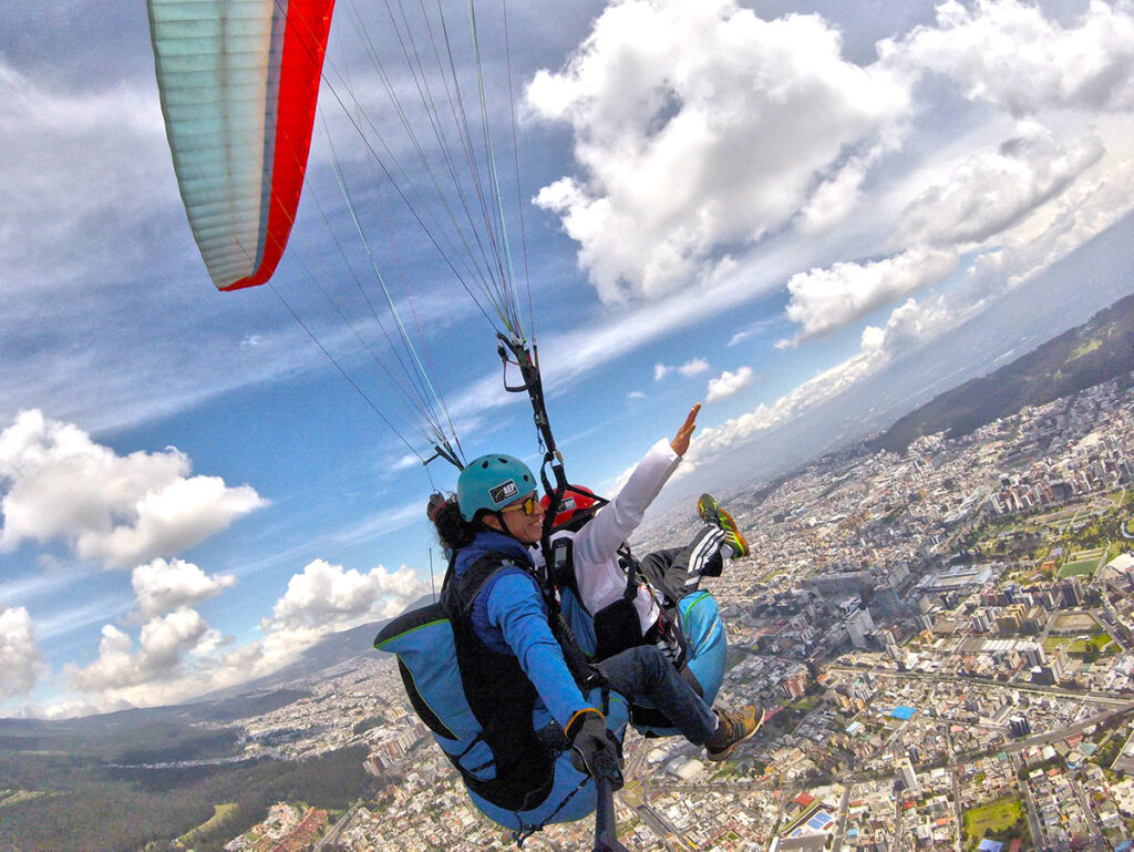 Sobre volando Quito